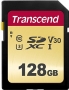 Transcend 500S R95/W50 SDXC 128GB, UHS-I U3, Class 10 (TS128GSDC500S)