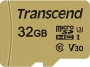 Transcend 500S R95/W80 microSDHC 32GB Kit, UHS-I U3, Class 10 (TS32GUSD500S)