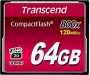 Transcend 800x R120/W60 CompactFlash Card 64GB (TS64GCF800)