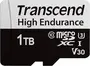 Transcend High Endurance 350V R100/W85 microSDXC 1TB Kit, UHS-I U3, Class 10