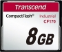 Transcend Industrial 170x R90/W60 CompactFlash Card 8GB (TS8GCF170)