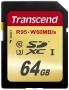 Transcend R95/W60 SDXC 64GB, UHS-I U3, Class 10 (TS64GSDU3)