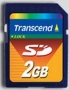 Transcend Standard SD Card 2GB (TS2GSDC)