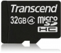 Transcend microSDHC 32GB, Class 4 (TS32GUSDC4)