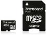 Transcend microSDHC 4GB Kit, Class 10 (TS4GUSDHC10)