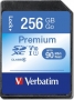 Verbatim Premium 600x R90 SDXC 256GB, UHS-I U1, Class 10 (44026)