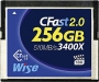 Wise Advanced Blue 3400X R510/W450 CFast 2.0 CompactFlash Card 256GB (CFA-2560)
