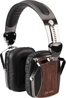 InLine 55358 headset walnut