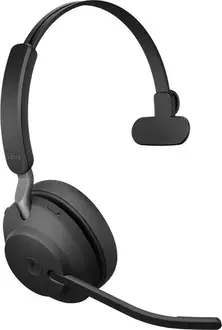 Jabra Evolve2 65 - USB-A MS Mono with Charging Stand black