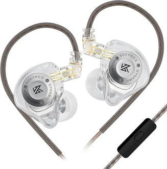 KZ EDX Pro X с микрофоном transparent