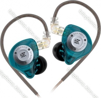 KZ EDX Pro X without microphone turquoise