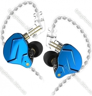 KZ ZSN Pro X without microphone blue