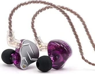 KZ ZSN Pro с микрофоном purple