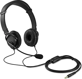 Kensington Classic 3.5mm headset with microphone and volume control