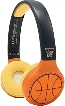 Lexibook Faltbare wireless Headphones in the Basketball-Design