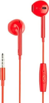 MusicSound colour Capsule 3.5mm jack red