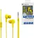 LogiLink stereo in-ear headset yellow