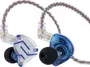 KZ ZS10 Pro with microphone glare blue