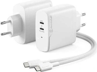 Alogic 2X63 Rapid Power 63W GaN Charger white