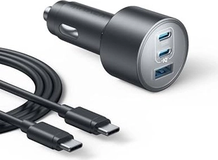 Anker Nano автомобильное зарядное устройство (167.5W, 3 Ports) black