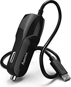 Hama car charger micro USB 1.0A black