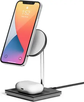 Native Union Snap magnetic 2in1 wireless Charger black