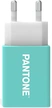 Celly Pantone wall Charger USB white/light blue