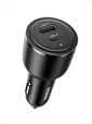 Ugreen USB C автомобильное зарядное устройство 63W 2-Ports black