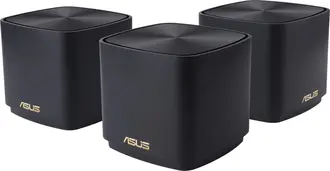 ASUS ZenWiFi AX mini XD4, AX1800, black, Router and 2x satellite set, 3er-Bundle