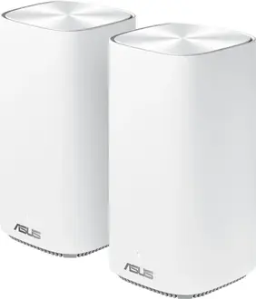 ASUS ZenWiFi mini AC CD6 AC1500, white, Router and satellite set, double-Bundle