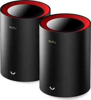 Cudy M3000 1.0, AX3000 black, 2-pack