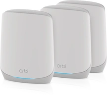 Netgear Orbi Wi-Fi 6, 760 Serie RBK763S, AX5400, Router und 2x Repeater Set, 3er-Bundle