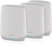 Netgear Orbi Wi-Fi 6, 760 Serie RBK763S, AX5400, Router und 2x Repeater Set, 3er-Bundle